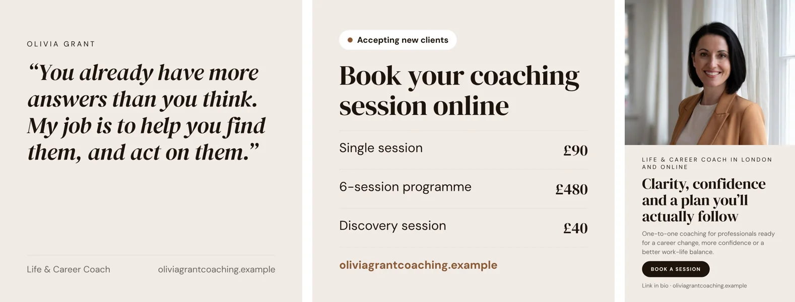 Social media kit example