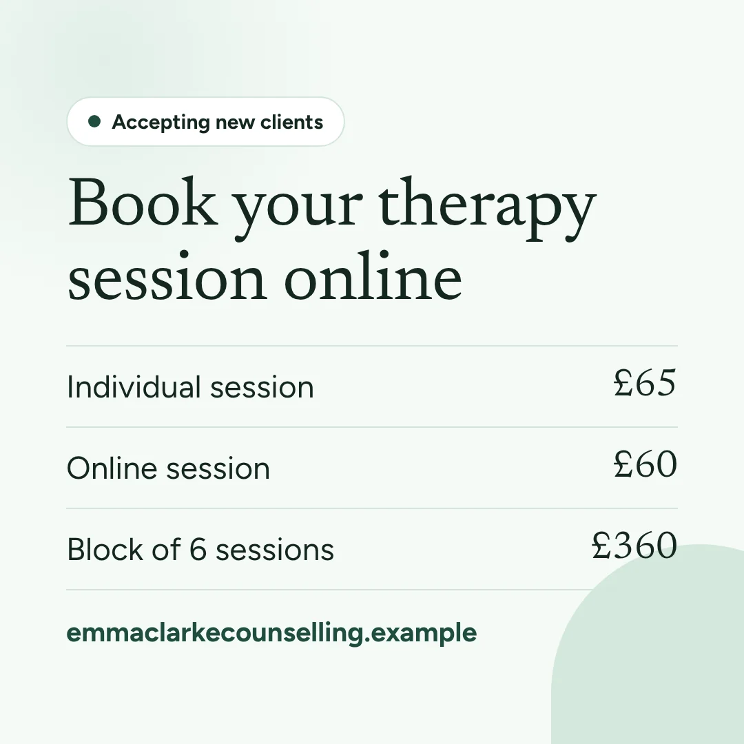 Instagram booking post