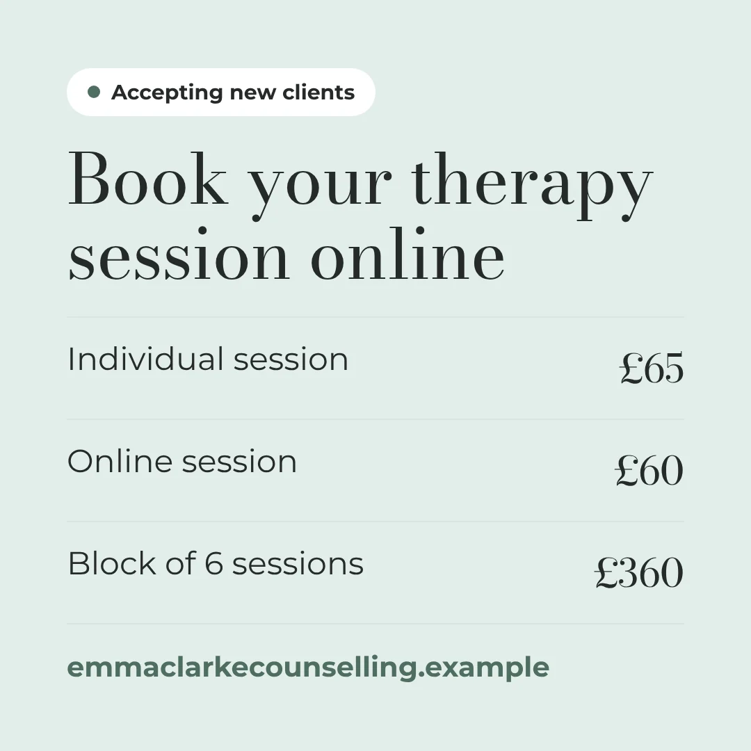 Instagram booking post